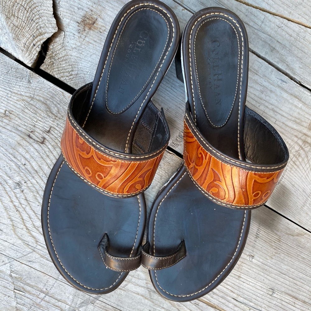 Cole Haan slip on sandals